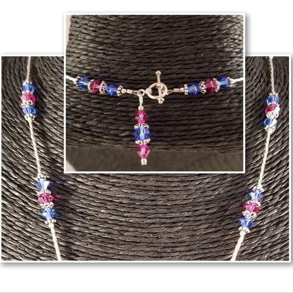 Lampwork Bead and Swarovski Crystal Set - Picture 8 of 9